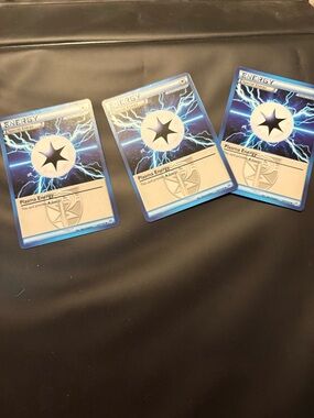 3 Plasma Energy Pokemon Cards